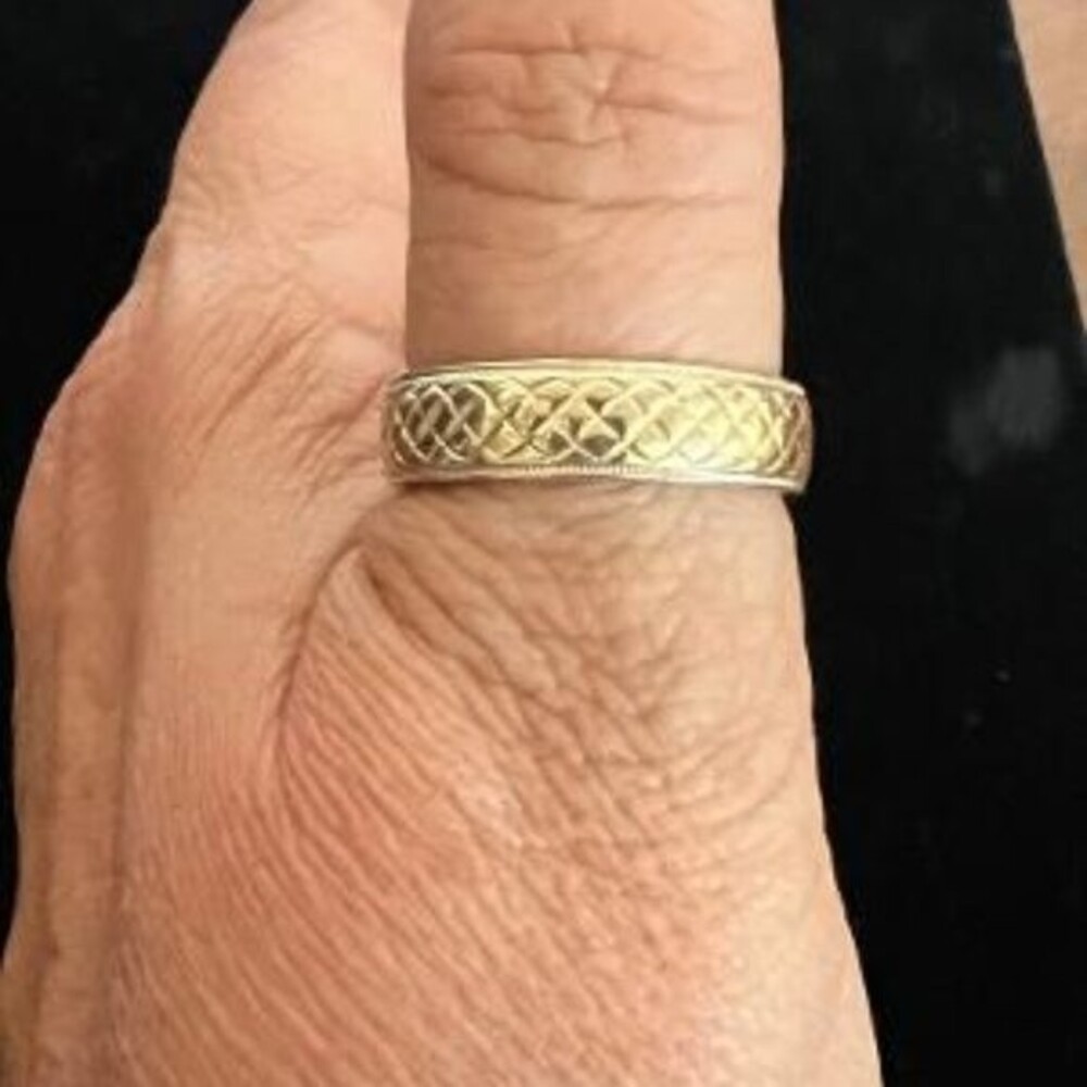 FC Mens 925/1/10 10kt Band